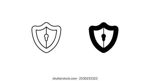 ícone de cadeado de segurança com fundo branco vetor ilustração stock