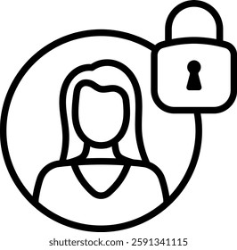 security lock user password account avatar safety login 7971