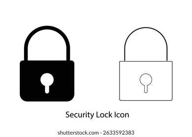 security locked icon Vector illustration