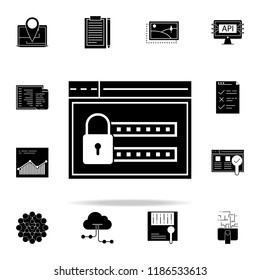 security login icon. Web Development icons universal set for web and mobile