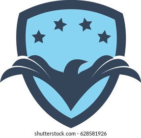 Security Logo and Antivirus Symbol