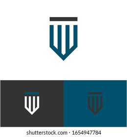 Security logo design concept. Tech logomark illustration. Can representing safety, exchange, fintech, vpn, protect.