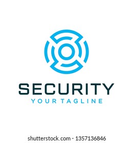 Security logo design concept. Universal security design.