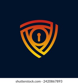 security logo design graphic template
