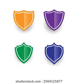 security Logo design shield logo with checkmark sign 