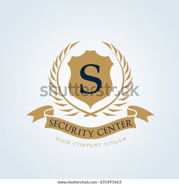 Security Logo Luxury Crests Icon King Stock Vector (Royalty Free ...