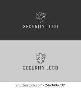 security logo with print ready file 