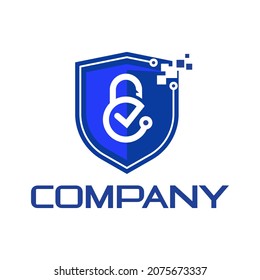 Security Logo, Save logo icon, IT Security Logo vector design template