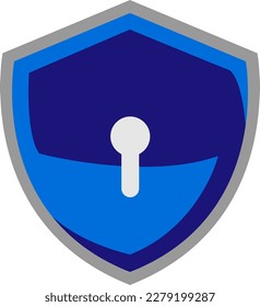 security logo, shield with wings, eyes, locks, gear, and protection