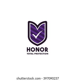 Security Logo and Symbol design template. Total Protection. Vector illustration