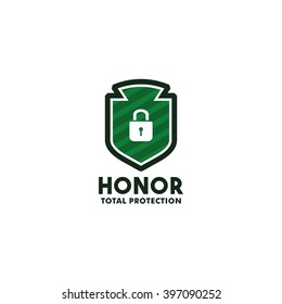 Security Logo and Symbol design template. Total Protection. Vector illustration