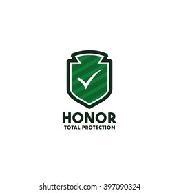 Security Logo and Symbol design template. Total Protection. Vector illustration