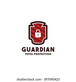 Security Logo and Symbol design template. Total Protection. Vector illustration