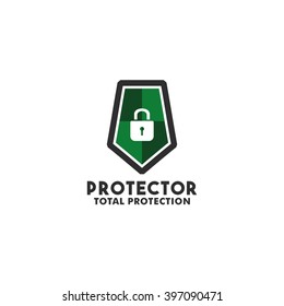 Security Logo and Symbol design template. Total Protection. Vector illustration