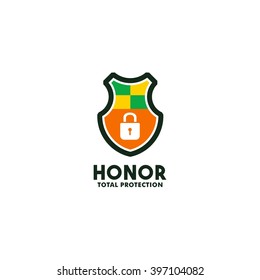 Security Logo and Symbol design template. Total Protection. Vector illustration