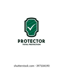 Security Logo and Symbol design template. Total Protection. Vector illustration