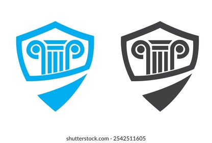 security logo technology company, shield security data Pro Vector