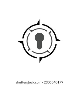 security logo technology for your company, shield logo for security data