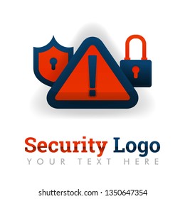 Security Logo Template Software Malicious Alerts Stock Vector (Royalty ...