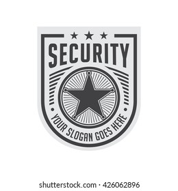 Security logo. Vector and illustration.