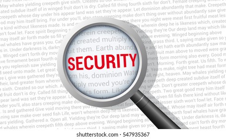 Security Magnifying Glass