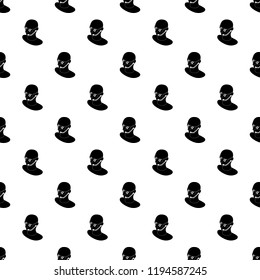 Security man pattern vector seamless repeating for any web design