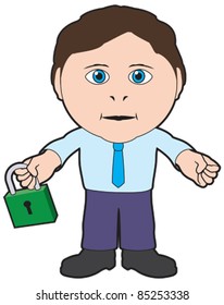 Security man, secure internet, systems etc