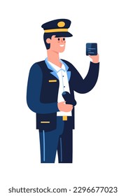 security man in suit icon isolated
