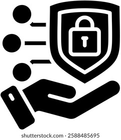 Security Management Icon Element For Design