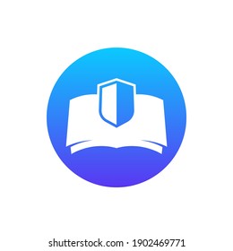 Security manual, guide or instructions icon