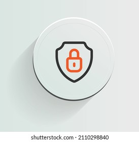 diseño vectorial de icono de medida de seguridad