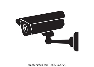 Silhouette de caméra de surveillance de sécurité - Symbole de caméra de protection