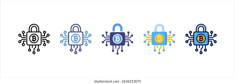 Security Multi Style Icon Set