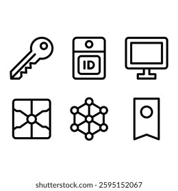 Security and Network Icons Set