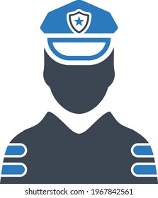 Security Officer icon vector illustration 