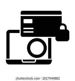 Security online payment icon which can easily modify or edit
