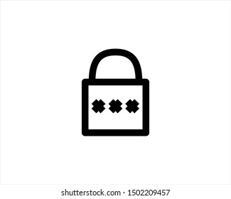 security outline icon vectors - eps10