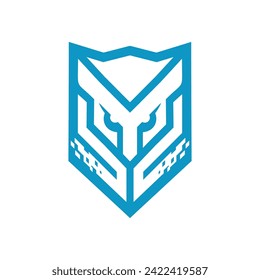 security owl digital Technology logo vector