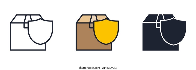 Symbol für Sicherheitspaket Symbol-Vorlage für Grafik- und Webdesign-Kollektion, Vektorgrafik