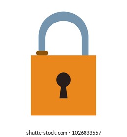 Security padlock device