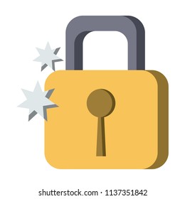 security padlock icon