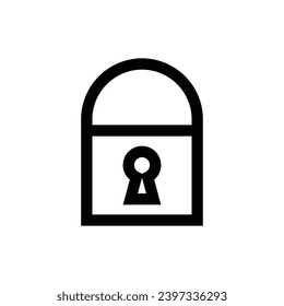 diseño de icono de candado de seguridad para la web empresarial y la oficina corporativa	
