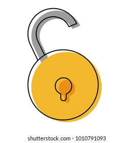 security padlock icon image