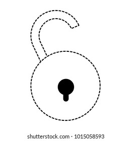 security padlock icon image