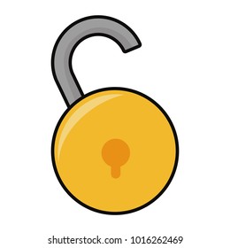 security padlock icon image