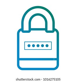 security padlock icon image