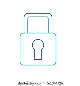 security padlock lock access protection icon