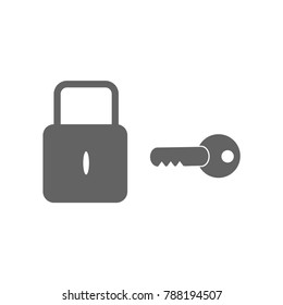 Security Padlock - Locked And Unlocked Vector Icons