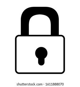 security padlock on white background vector illustration design