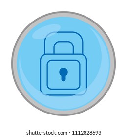 security padlock protection object emblem